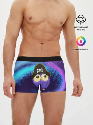 Мужские трусы боксеры / Сова пират