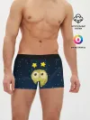 Мужские трусы боксеры / Сова со звездочками