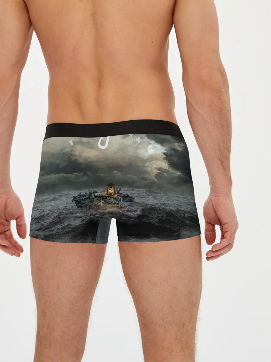 Мужские трусы боксеры / Профессиональный рыбак