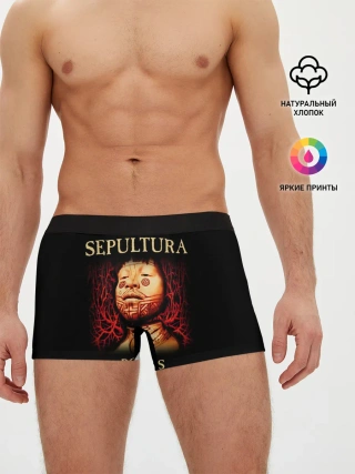 Мужские трусы боксеры / Sepultura