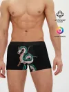 Мужские трусы боксеры / Дракон Хаку на черном фоне