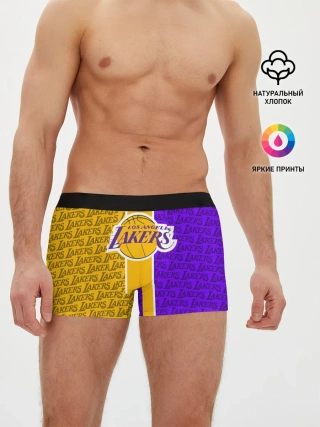 Мужские трусы боксеры / LA LAKERS
