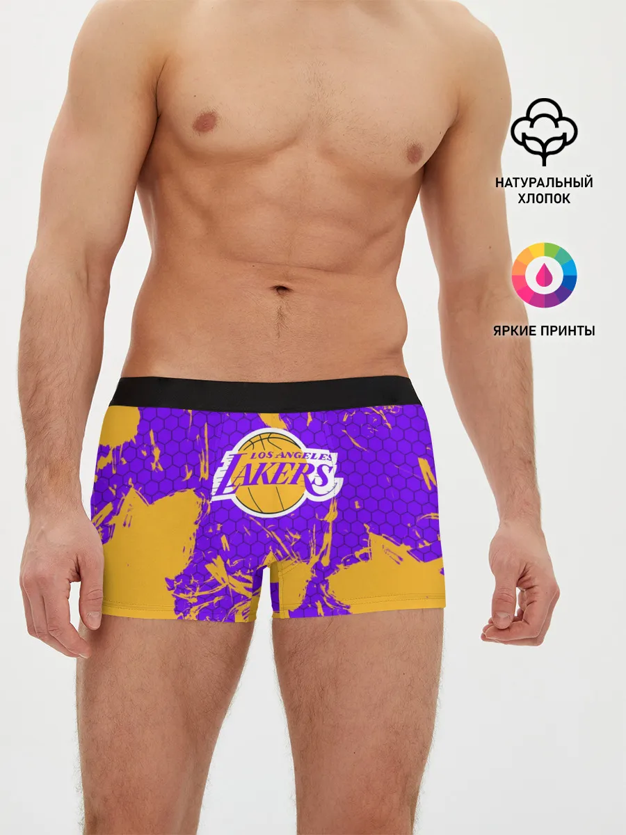 Мужские трусы боксеры / LA LAKERS