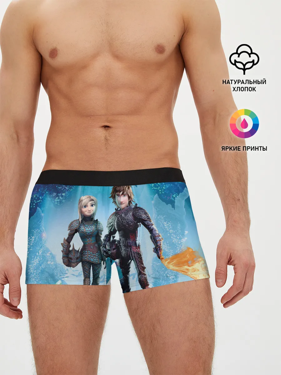 Мужские трусы боксеры / Как приручить дракона 3