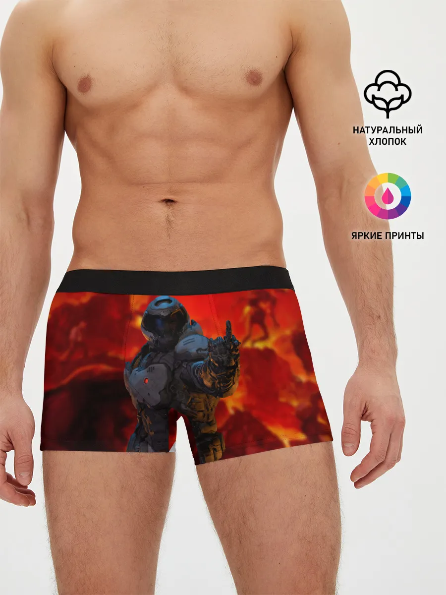 Мужские трусы боксеры / DOOM 3