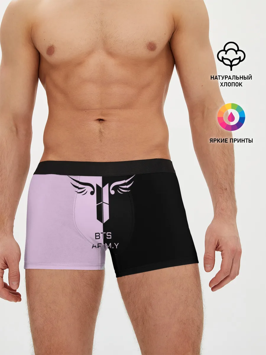 Мужские трусы боксеры / BTS A.R.M.Y