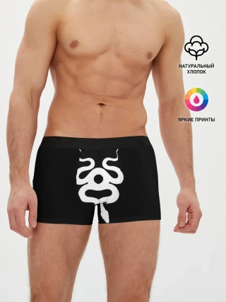 Мужские трусы боксеры / Змеиный силуэт
