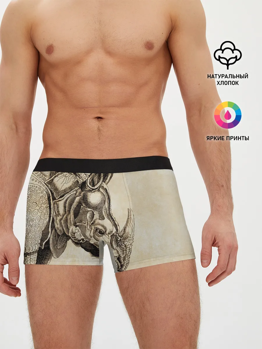 Мужские трусы боксеры / Носорог