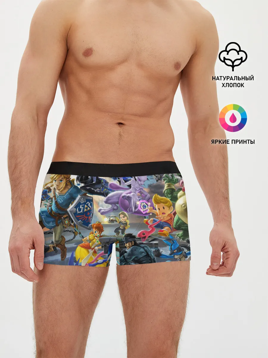 Мужские трусы боксеры / Super Smash Bros ultimate