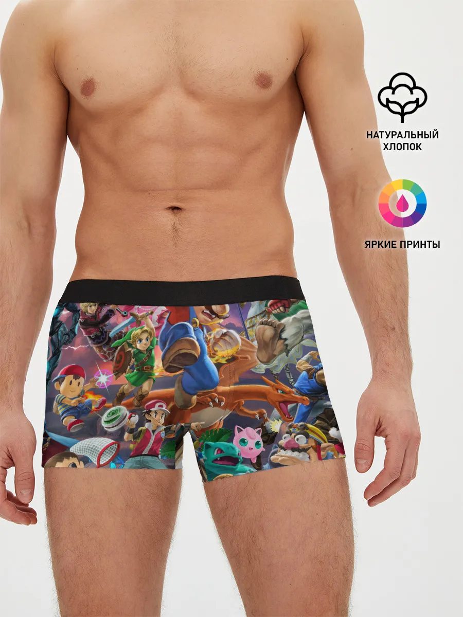 Мужские трусы боксеры / Super Smash Bros ultimate