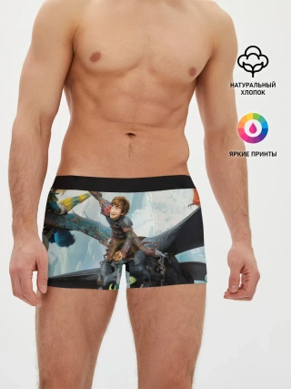 Мужские трусы боксеры / Как приручить дракона