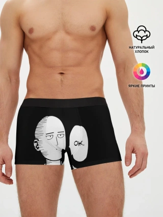 Мужские трусы боксеры / One Puncn Man OK