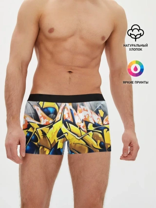 Мужские трусы боксеры / Street art
