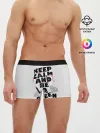 Мужские трусы боксеры / Keep calm and be a queen