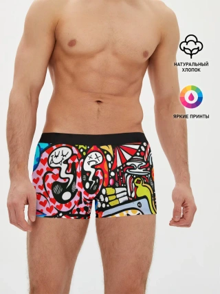 Мужские трусы боксеры / Современное искусство