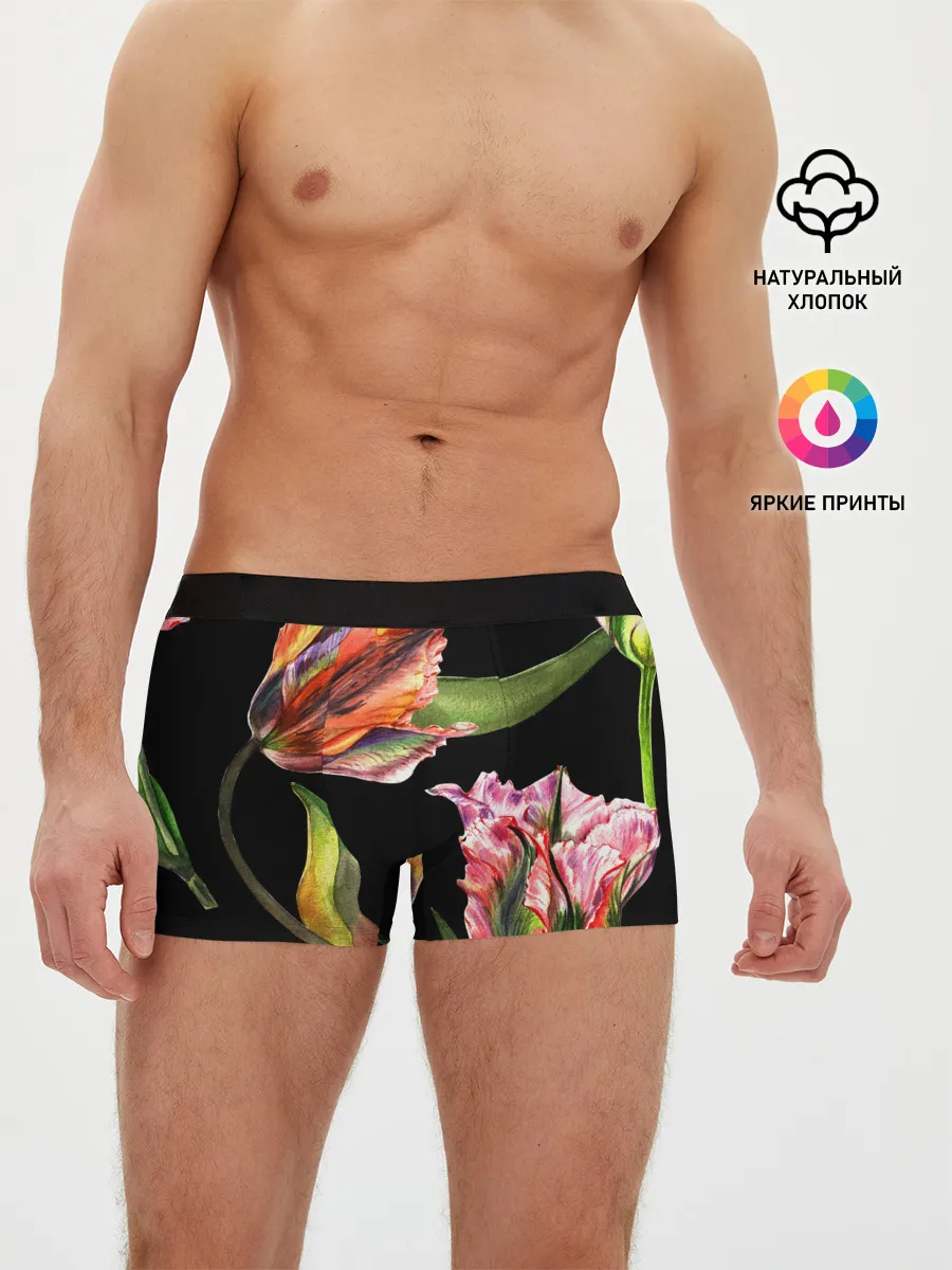 Мужские трусы боксеры / Тюльпан