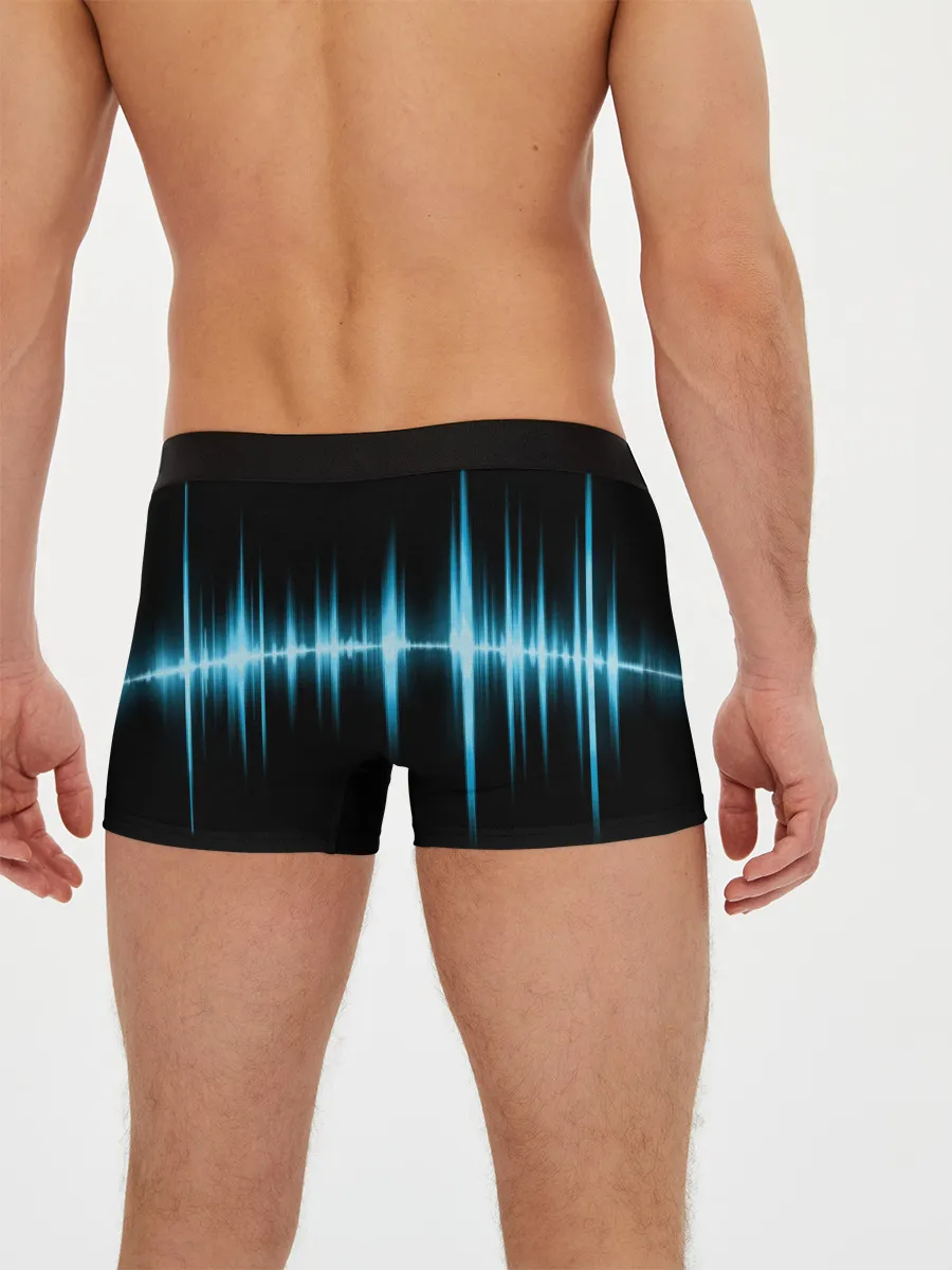 Мужские трусы боксеры / Текстура эквалайзера