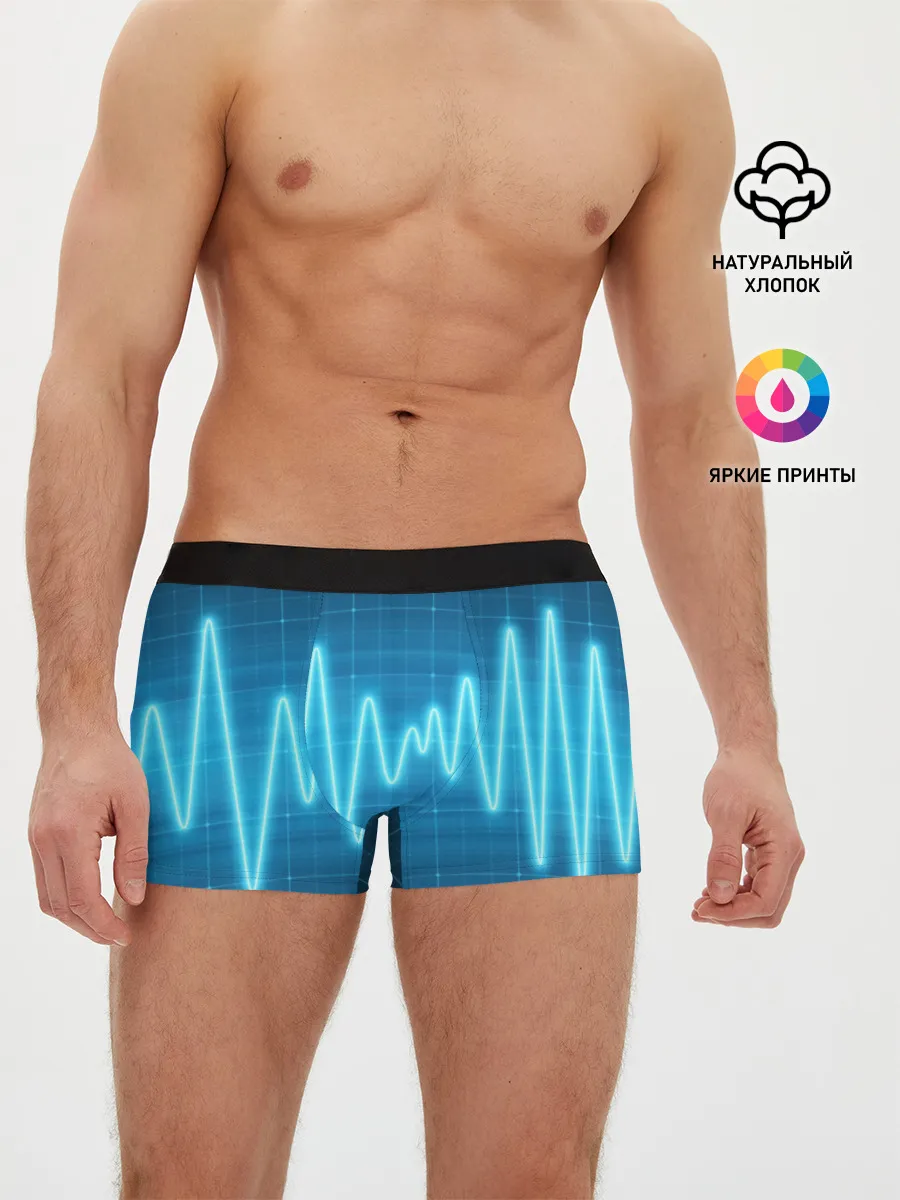 Мужские трусы боксеры / music line
