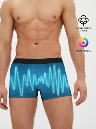 Мужские трусы боксеры / music line