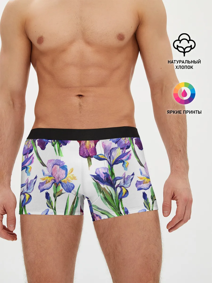 Мужские трусы боксеры / Ирисы