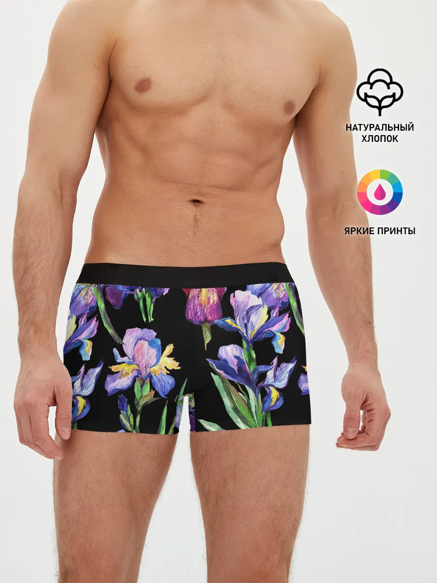 Мужские трусы боксеры / Ирисы