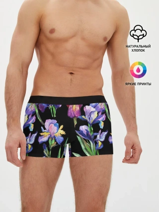 Мужские трусы боксеры / Ирисы