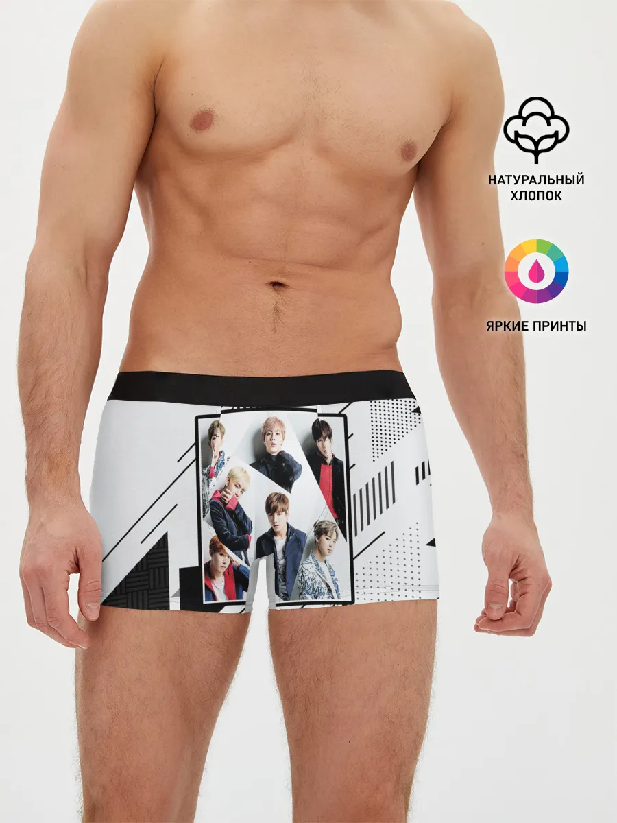 Мужские трусы боксеры / BTS