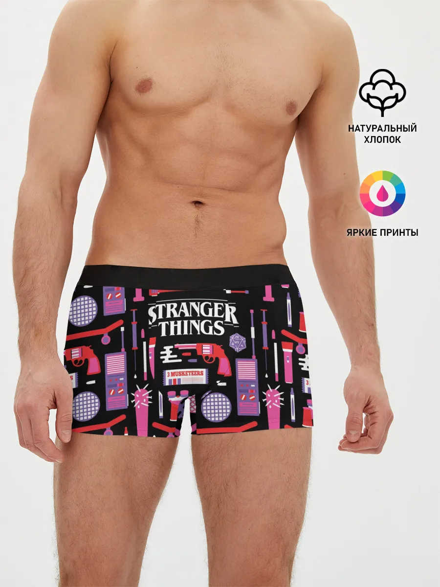 Мужские трусы боксеры / STRANGER THINGS STARTER PACK
