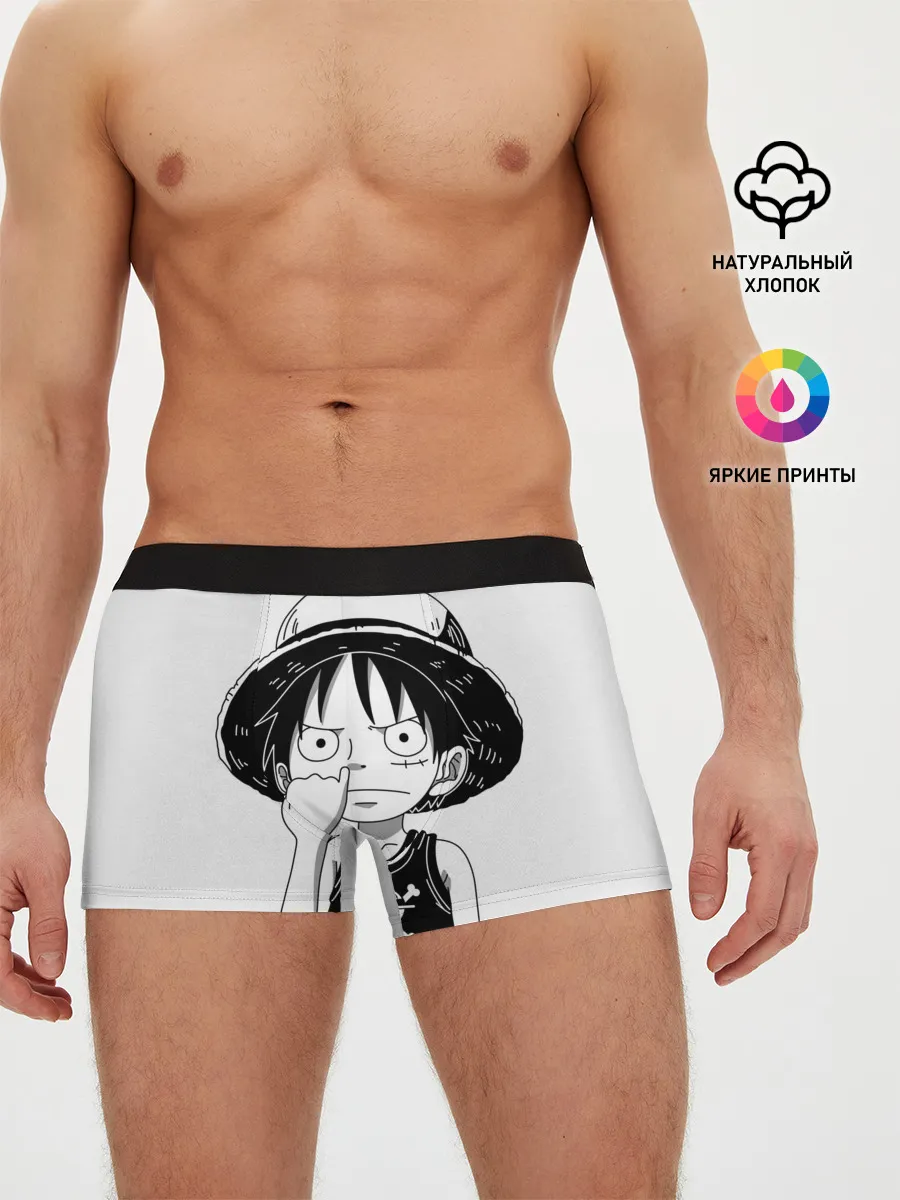 Мужские трусы боксеры / палец в носу One Piece