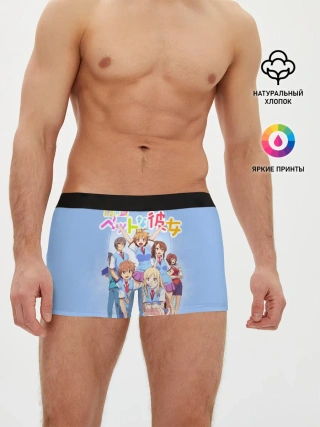 Мужские трусы боксеры / Кошечка из Сакурасо