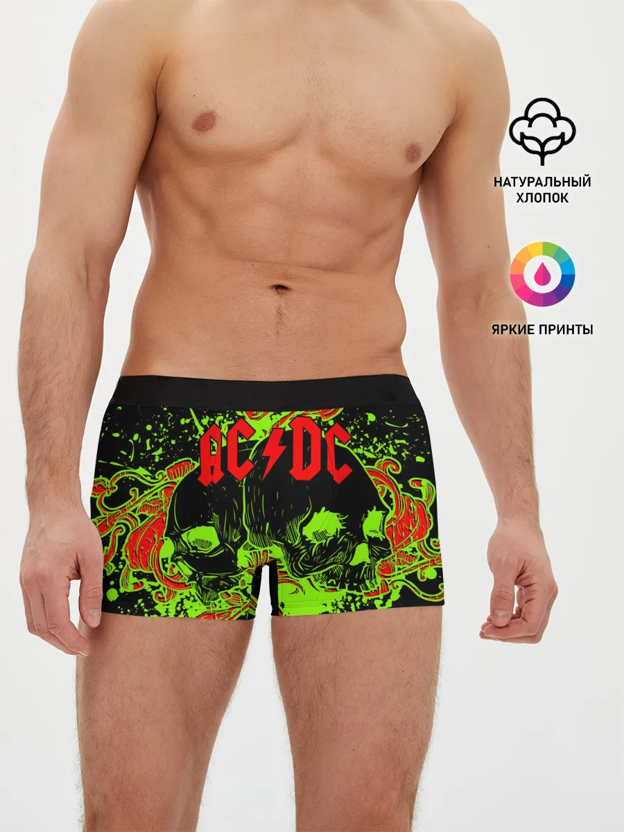 Мужские трусы боксеры / AC/DC
