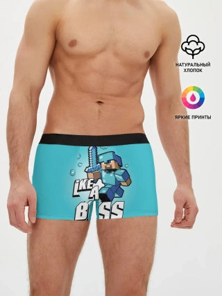Мужские трусы боксеры / Майнкрафт