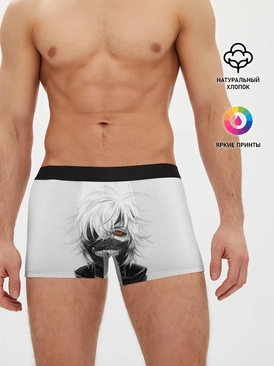 Мужские трусы боксеры / Kaneki Ken в анфас