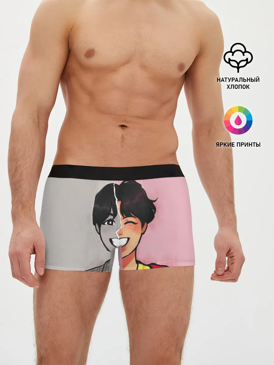 Мужские трусы боксеры / K-Pop