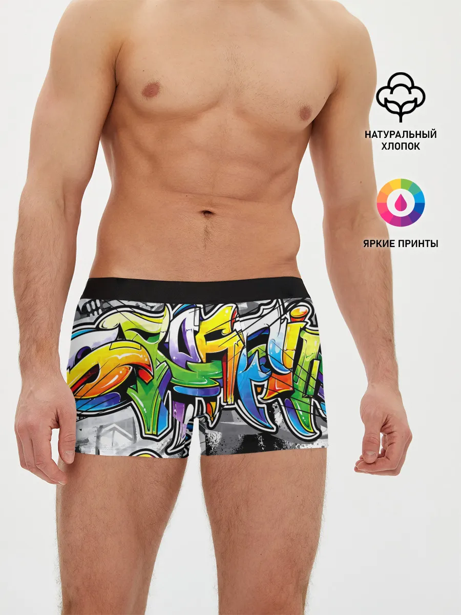 Мужские трусы боксеры / city street