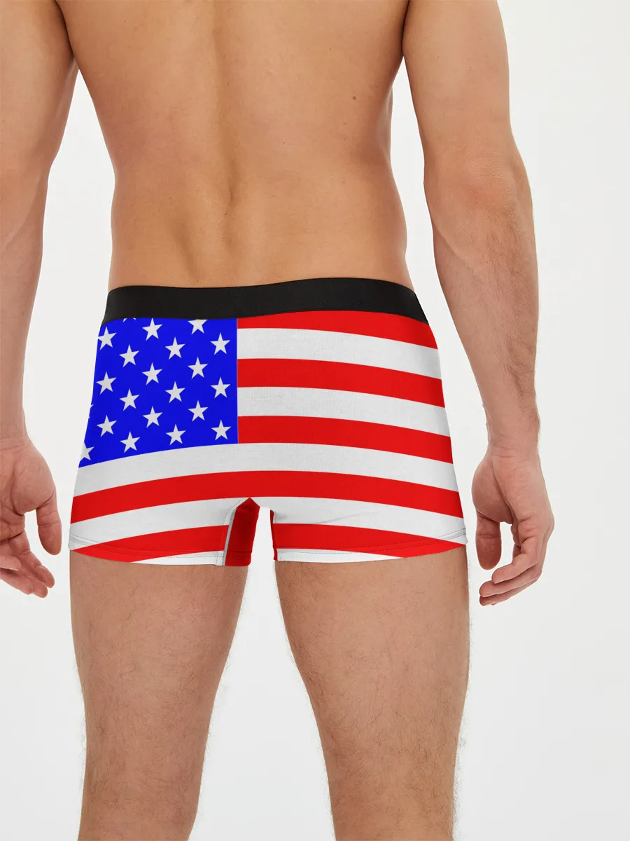 Мужские трусы боксеры / АМЕРИКАНСКИЙ ФЛАГ