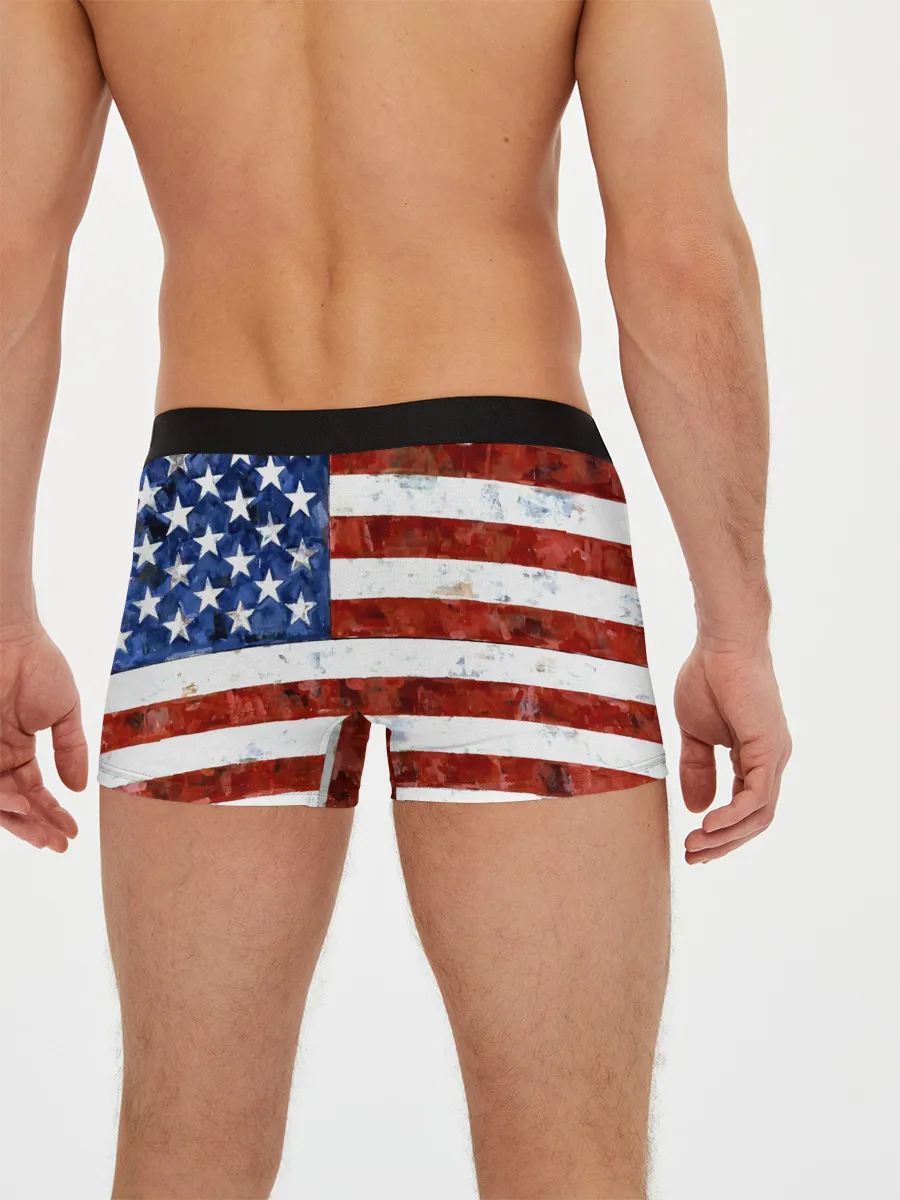 Мужские трусы боксеры / США ФЛАГ