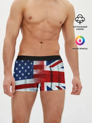 Мужские трусы боксеры / Англия&Америка