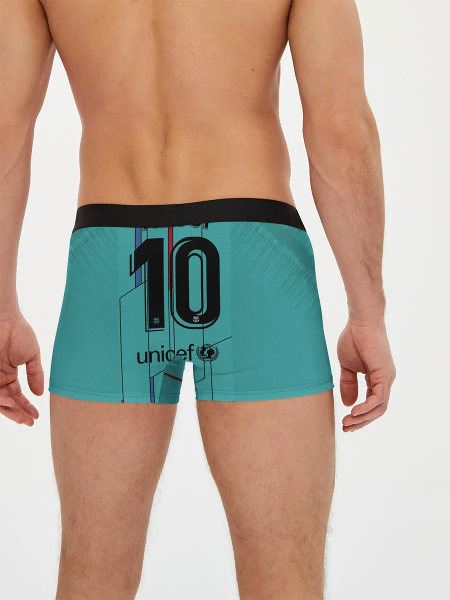 Мужские трусы боксеры / Messi away 19-20