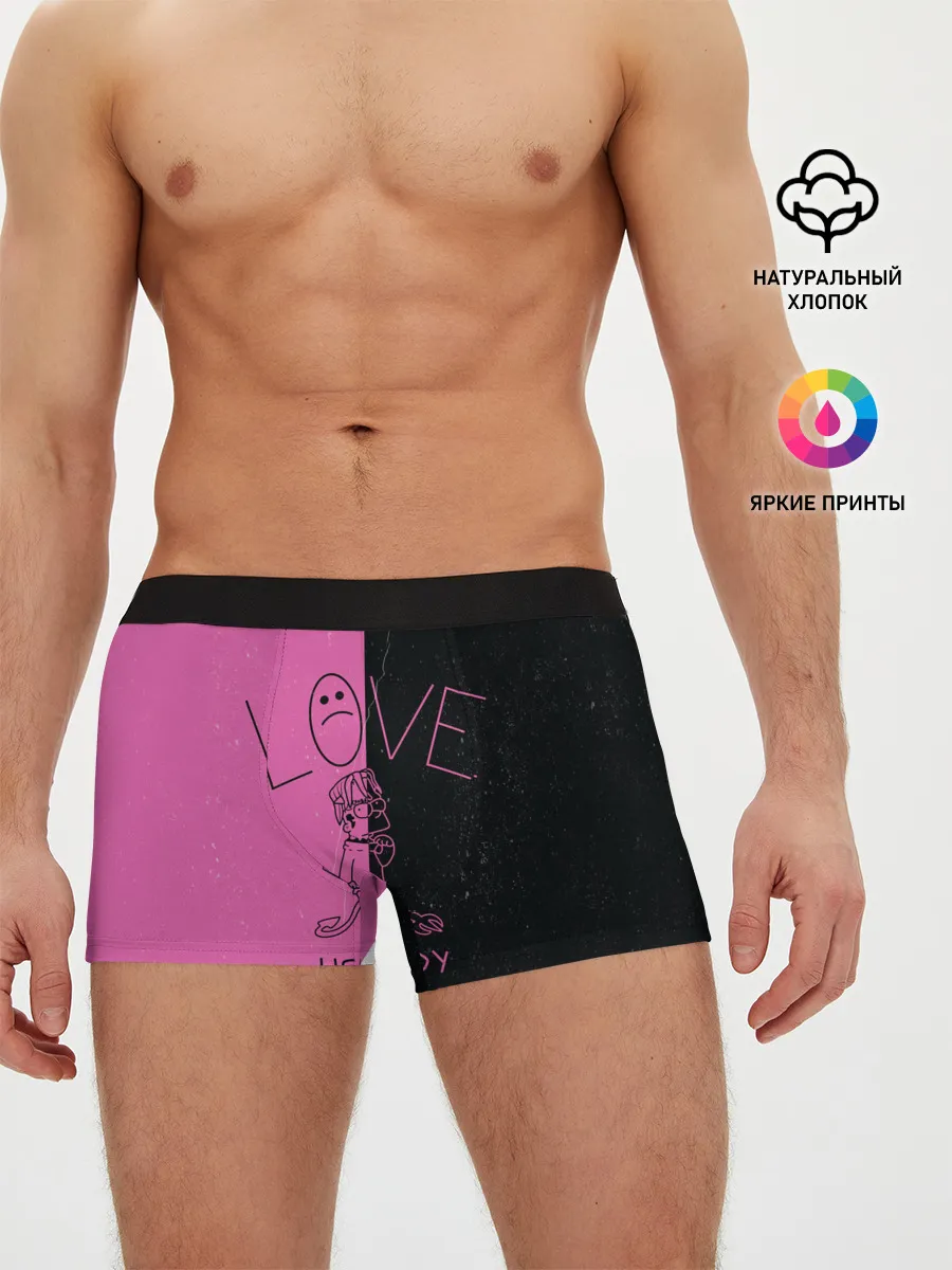 Мужские трусы боксеры / Lil Peep