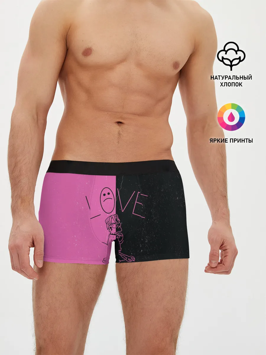 Мужские трусы боксеры / Lil Peep