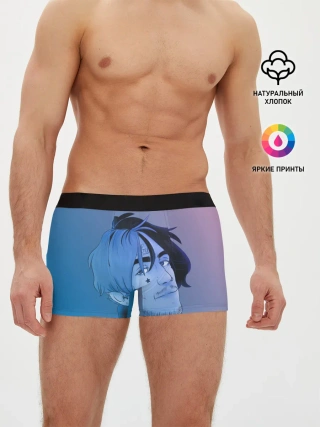 Мужские трусы боксеры / Lil Peep Colors