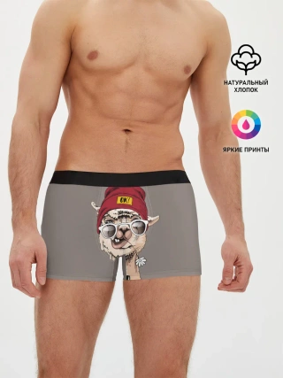 Мужские трусы боксеры / llama