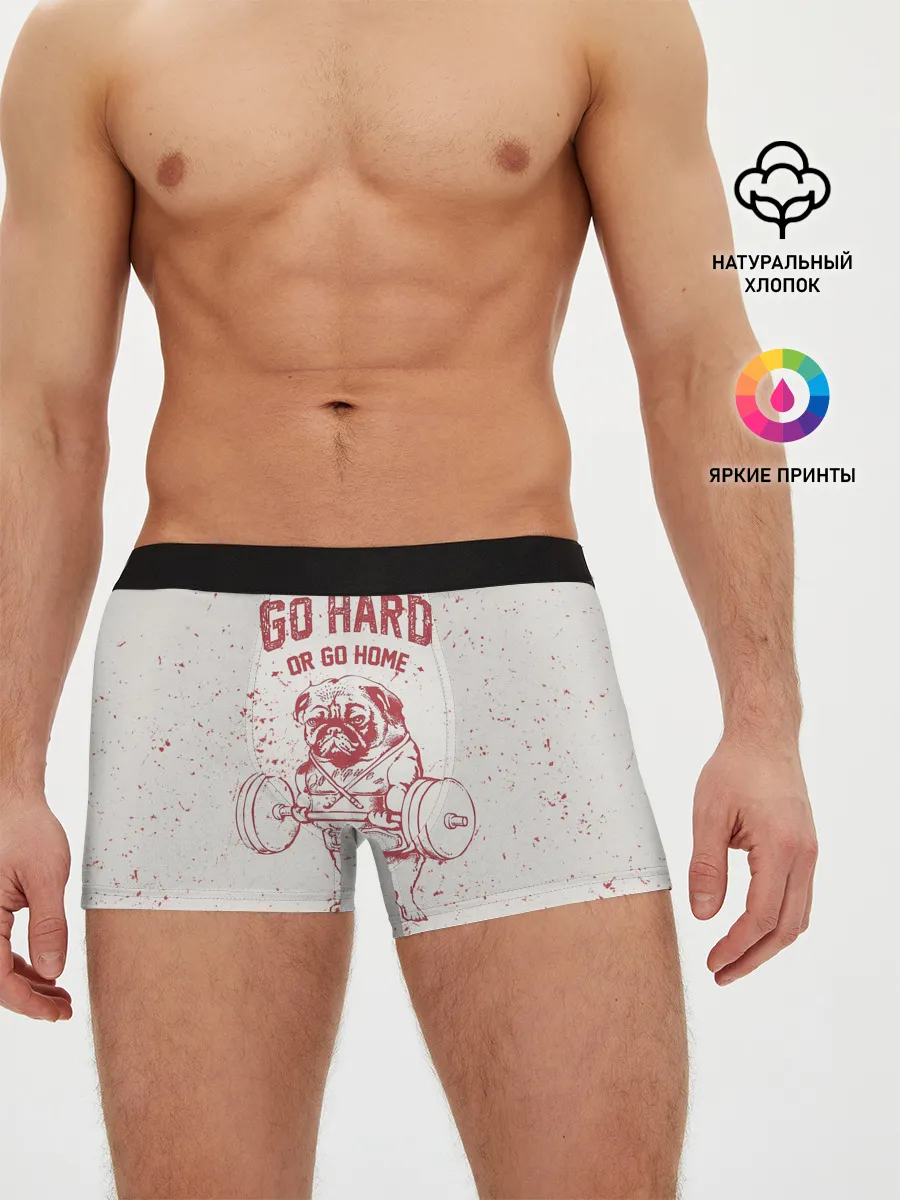 Мужские трусы боксеры / GO HARD
