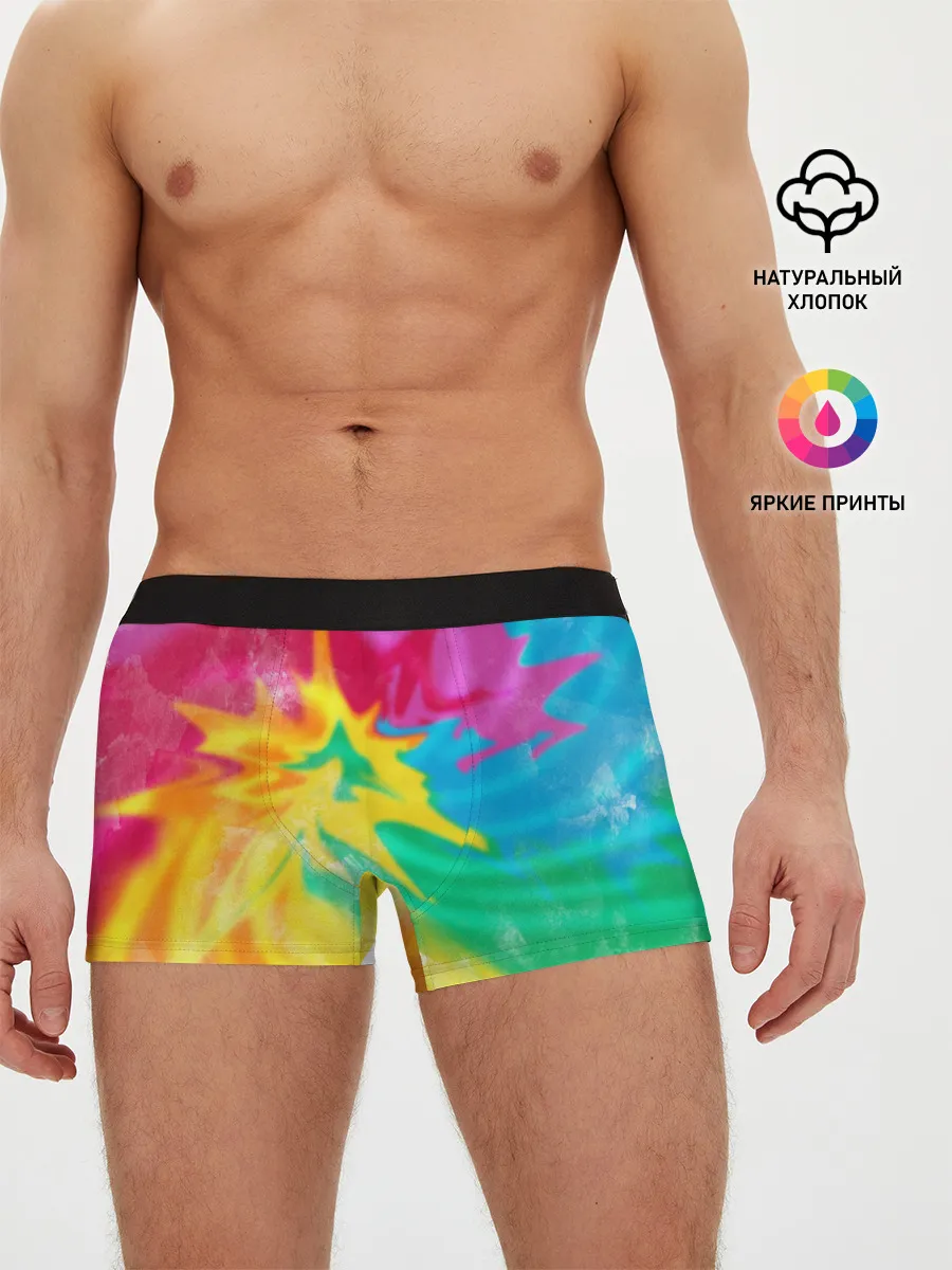 Мужские трусы боксеры / Tie-Dye