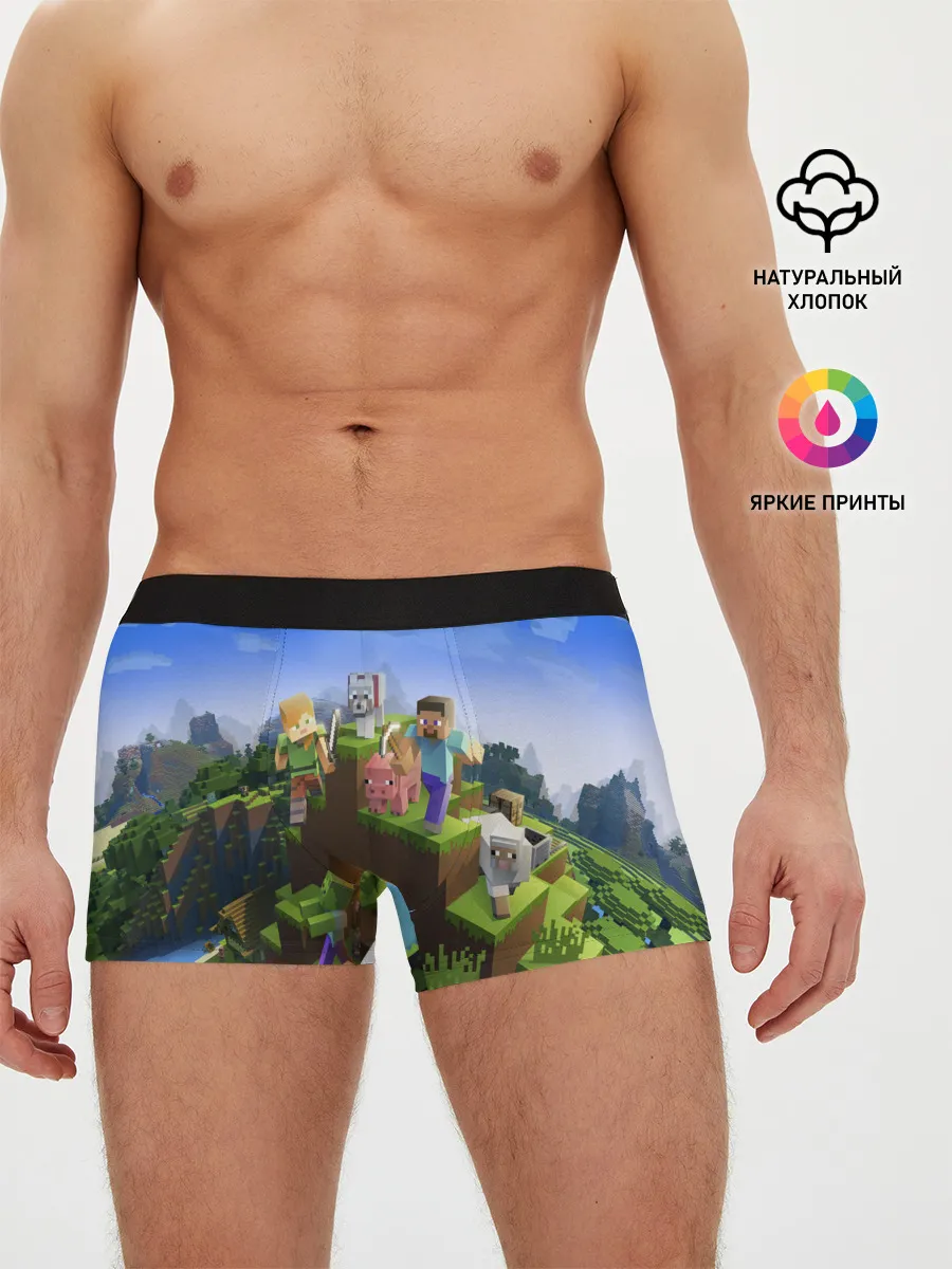 Мужские трусы боксеры / MINECRAFT