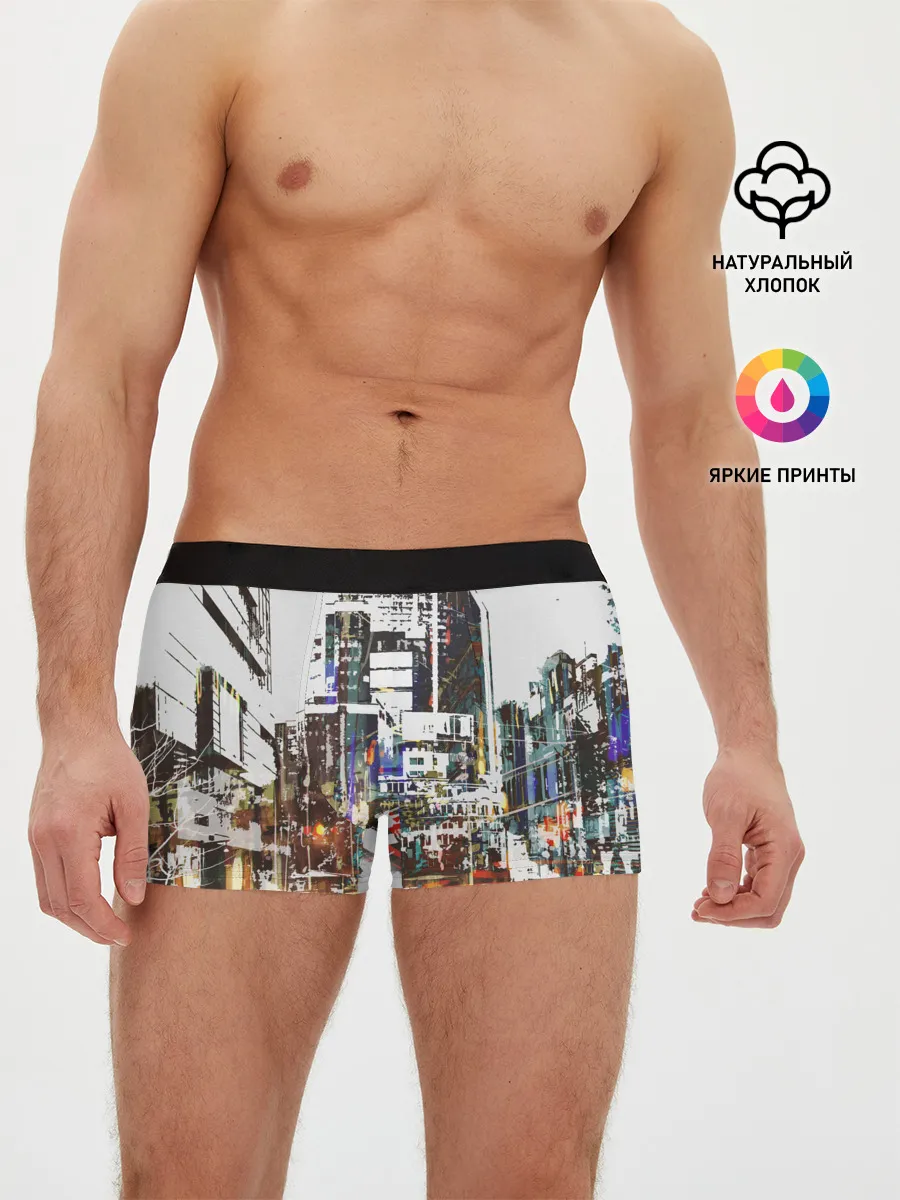 Мужские трусы боксеры / Мегаполис