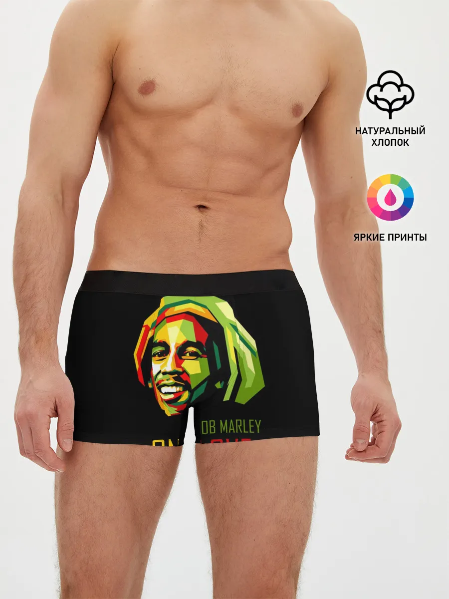 Мужские трусы боксеры / Боб Марли