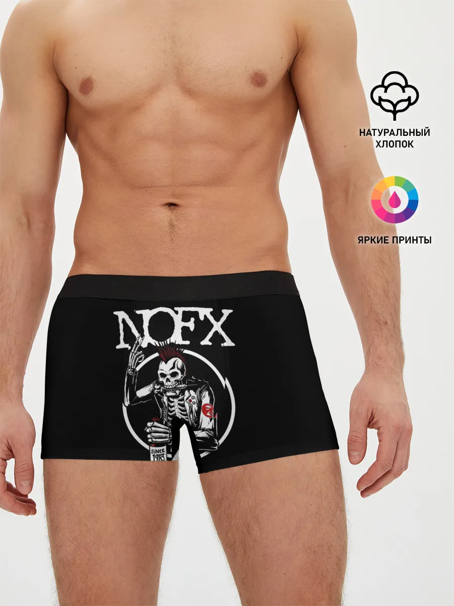 Мужские трусы боксеры / NOFX