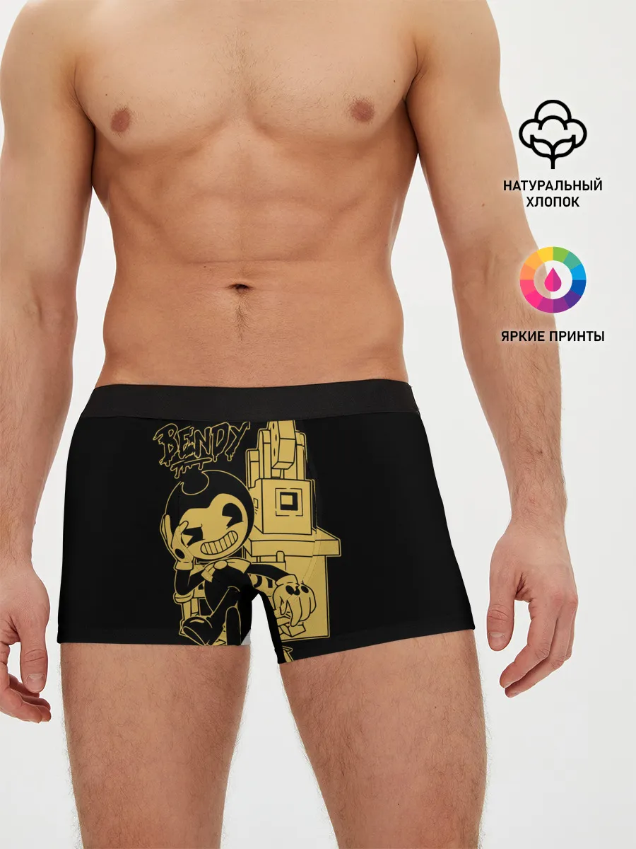 Мужские трусы боксеры / Bendy And The Ink Machine